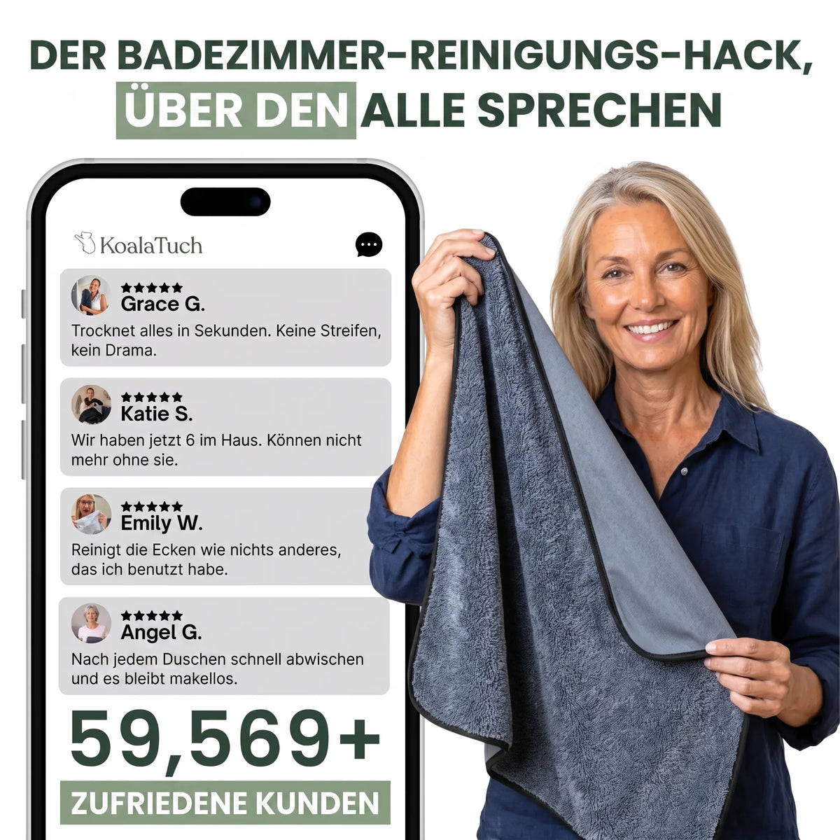 BlitzTuch™ XXL – Blitzblank ohne Chemie