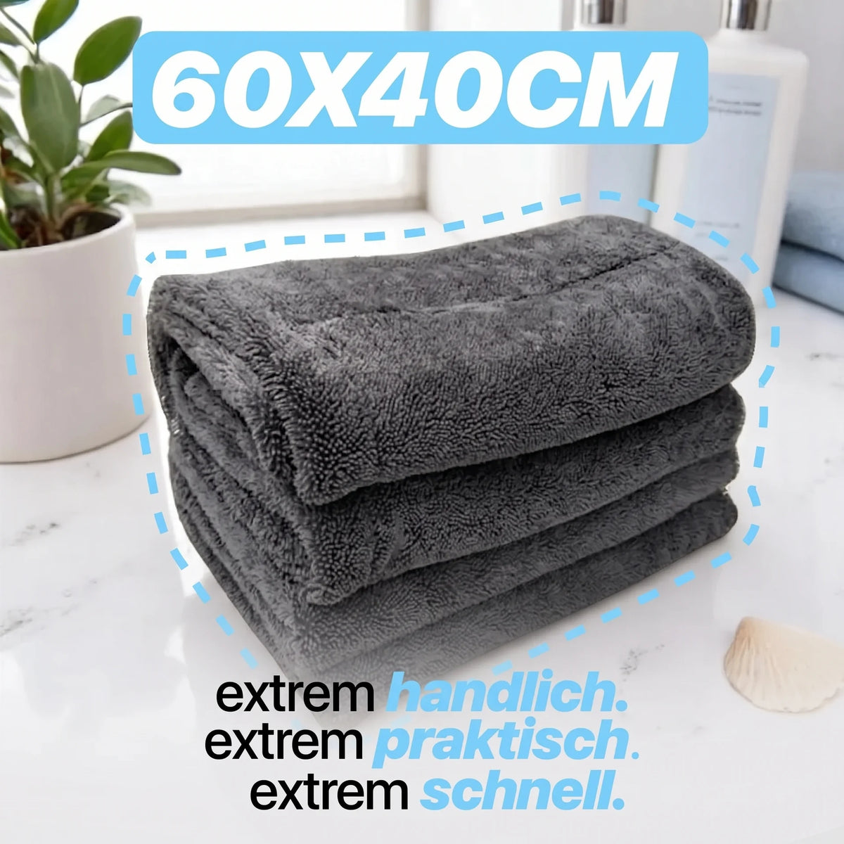BlitzTuch™ XXL – Blitzblank ohne Chemie