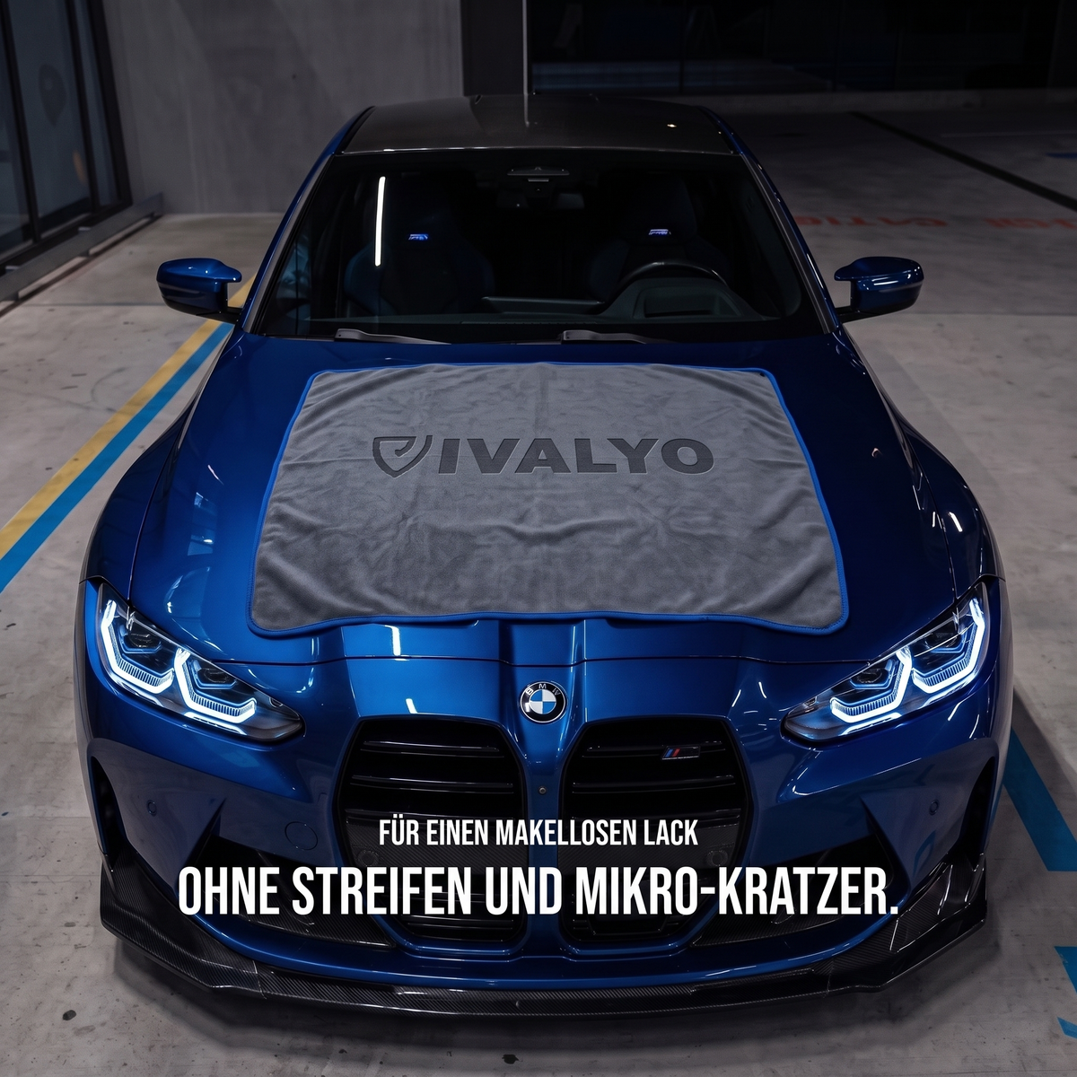 Fuer einen makellosen Lack ohne Streifen und Mikro-Kratzer